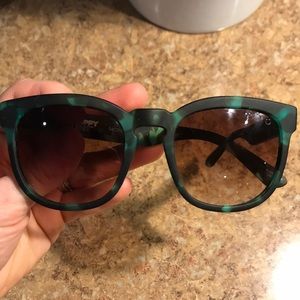 Spy “Happy Lens” Green Tortoise Sunglasses